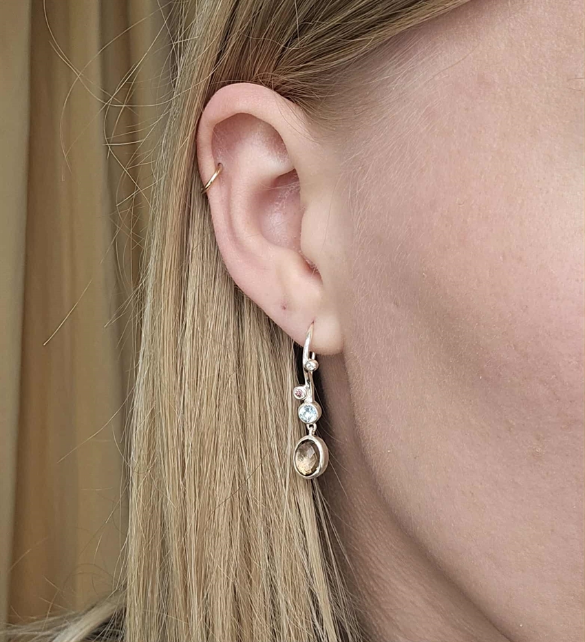 Glam øreringe i sølv fra Rabinovich 78810421